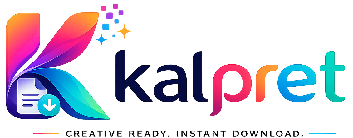 Kalpret Logo | Creative Ready. Instant Download